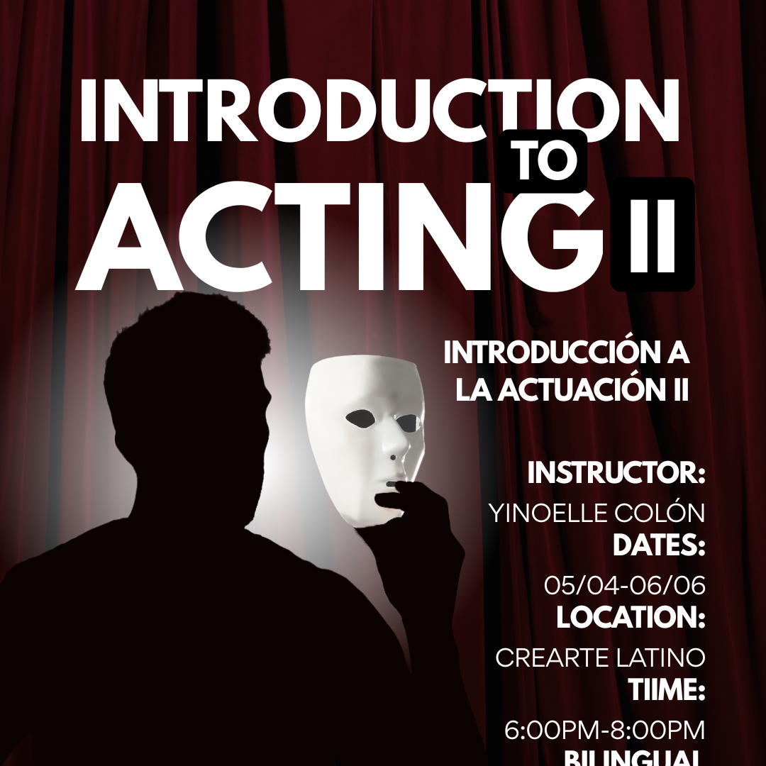 Introducción a la Actuación II / Introduction to Acting II - logo